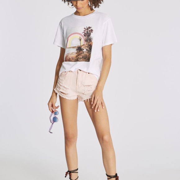Wildfox Rainbow Coast Keke Tee - Picture 11 of 12